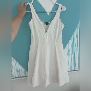 White super comfy graduation dress